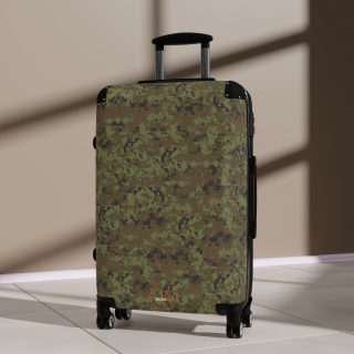 Digital Camo Suitcase | Carry-On Luggage with Telescoping Handle 11