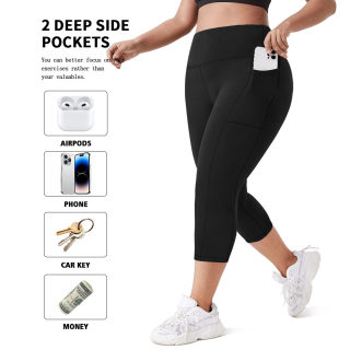Milk-Silk 7/8 High-Waist Yoga Pants with Pocket 3