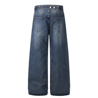 Men's Distressed Denim Pants | Blue 2