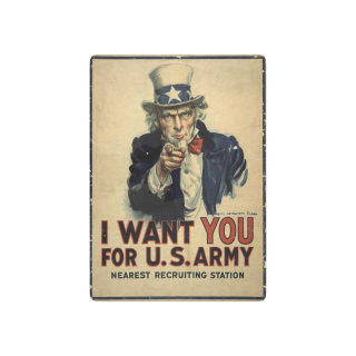 Uncle Sam I Want You Poker Playing Cards | Vintage Military Playing Cards 2