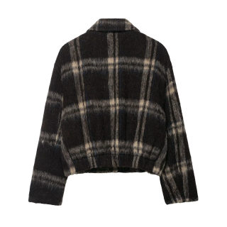 Wool Plaid Jacket | Women's Coat