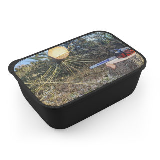 Chainsaw Log-Cutting PLA Bento Box | Lunch Container with Utensils 2