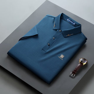 Polo Collar Short Sleeve T-Shirt for Men | Summer Business Casual 3