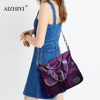 Women's Waterproof Nylon Tote Bag, Multi-Use 5