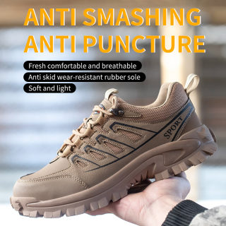 Men's Steel Toe Safety Shoes | Anti-Smash Anti-Stab Wear-Resistant