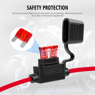 SAE to O-Type Terminal Extension Cable | Photovoltaic Solar Panel Power Cord, 1.4m 6