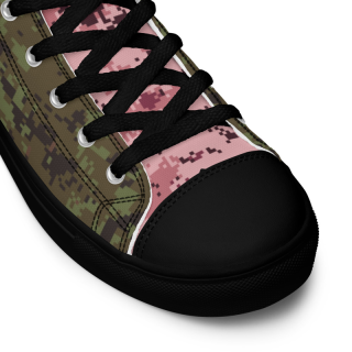 Women's high-top canvas shoes