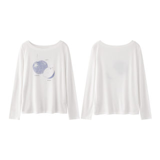 Literary Apple Print Crewneck Sweatshirt | Loose Soft Style 4
