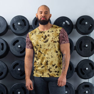 Men's athletic t-shirt "Grow Or Repeat" 9