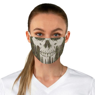 Dripping Skull Camouflage Face Mask 3