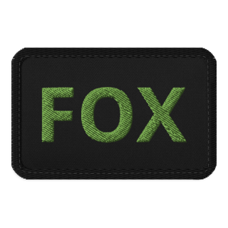 Embroidered Tactical Patch FOX