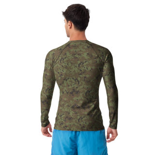 Men's Rash Guard "Green Digital Camo" 4