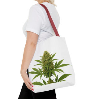 Cannabis Bud Illustration Tote | Botanical Cannabis Plant Tote 50