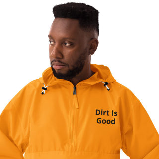 Embroidered Champion Packable Jacket "Dirt Is Good" 20