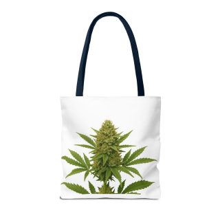 Cannabis Bud Illustration Tote | Botanical Cannabis Plant Tote 29