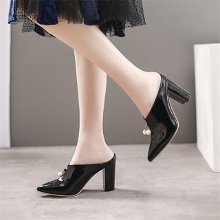 Sexy Pointed Toe Mule Sandals | Women's High Heel Summer Slides 2