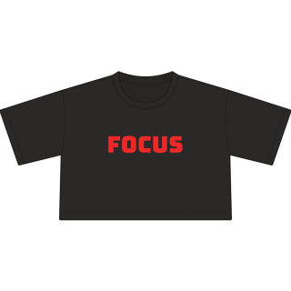 FOCUS graphic cropped tee 7