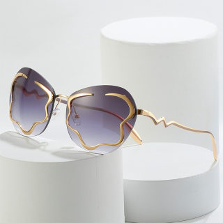 New-Style Rimless Cloud-Shape Sunglasses