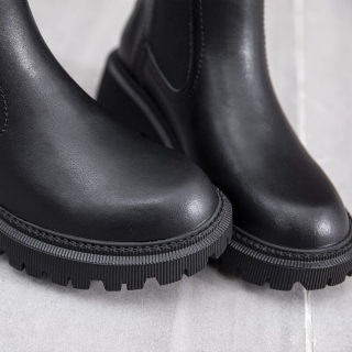 AIYUQI Women's Genuine Leather Chelsea Boots | Retro Martin Ankle Boots 5