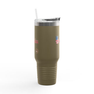 'Merica Peace Hand travel mug, 40oz insulated tumbler 5
