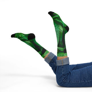 Cannabis leaf socks 22
