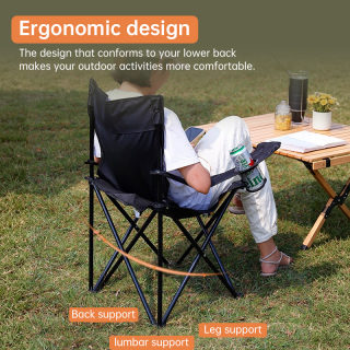 Portable Folding Camping Chair, Holds up to 130kg 2
