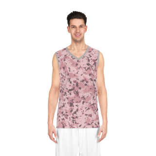 Pink Camo Basketball Jersey | All-Over Print 3