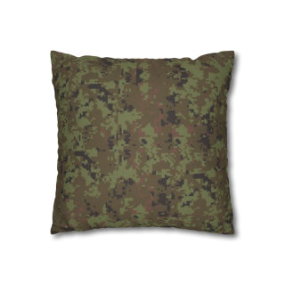 Green Digital Camo Pillowcase 16