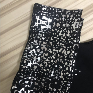 Women's Gold Stamped High-Waist Sport Leggings 6