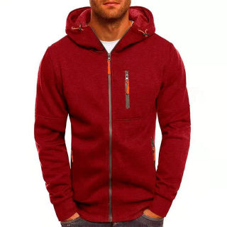 Sports Zipper Hoodie Cardigan | Stand Collar Hooded Jacket 4